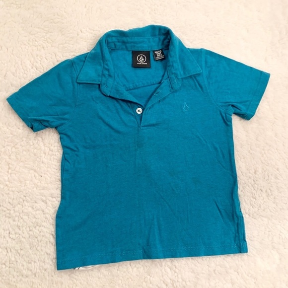 Volcom | Polo Short Sleeve Shirt Boys Size 4 Collared - Picture 3 of 9
